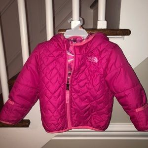 Girls toddler North Face jacket 12-18 months